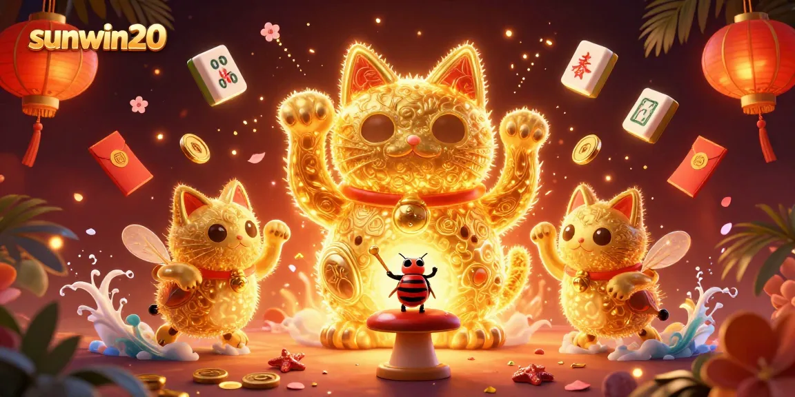 Experience the excitement of sunwin20 with dynamic casino-themed art and lively characters.