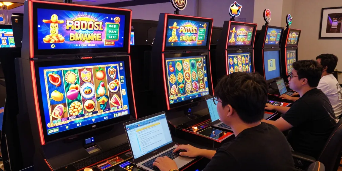 Players enjoying pajaktoto pay4d online slots game in vibrant gaming environment.