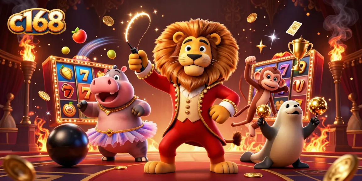 Experience thrilling moments at c168 with dazzling 3D casino characters and vibrant slot symbols.
