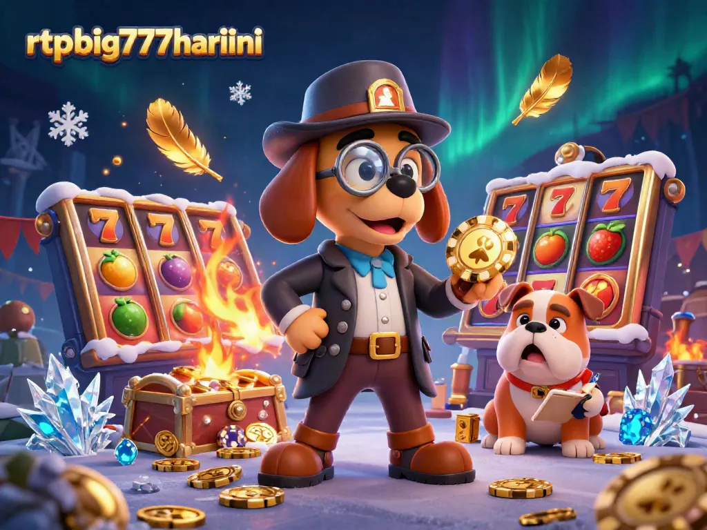 Watch the rtpbig777hariini detective uncover winning poker chip clues in a thrilling casino scene.