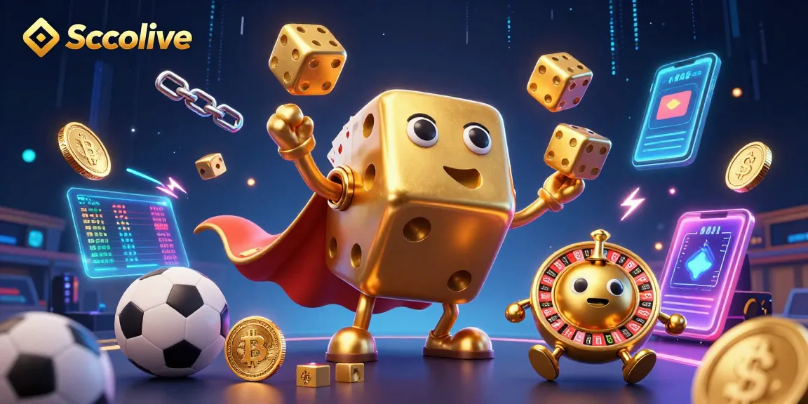 Socolive enhances your sports betting experience with a vibrant 3D illustration packed with exciting elements.
