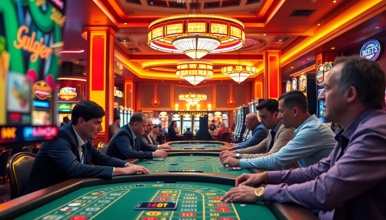 參加 rsg 雷神 2 試玩 的玩家在賭場中專注於遊戲桌。