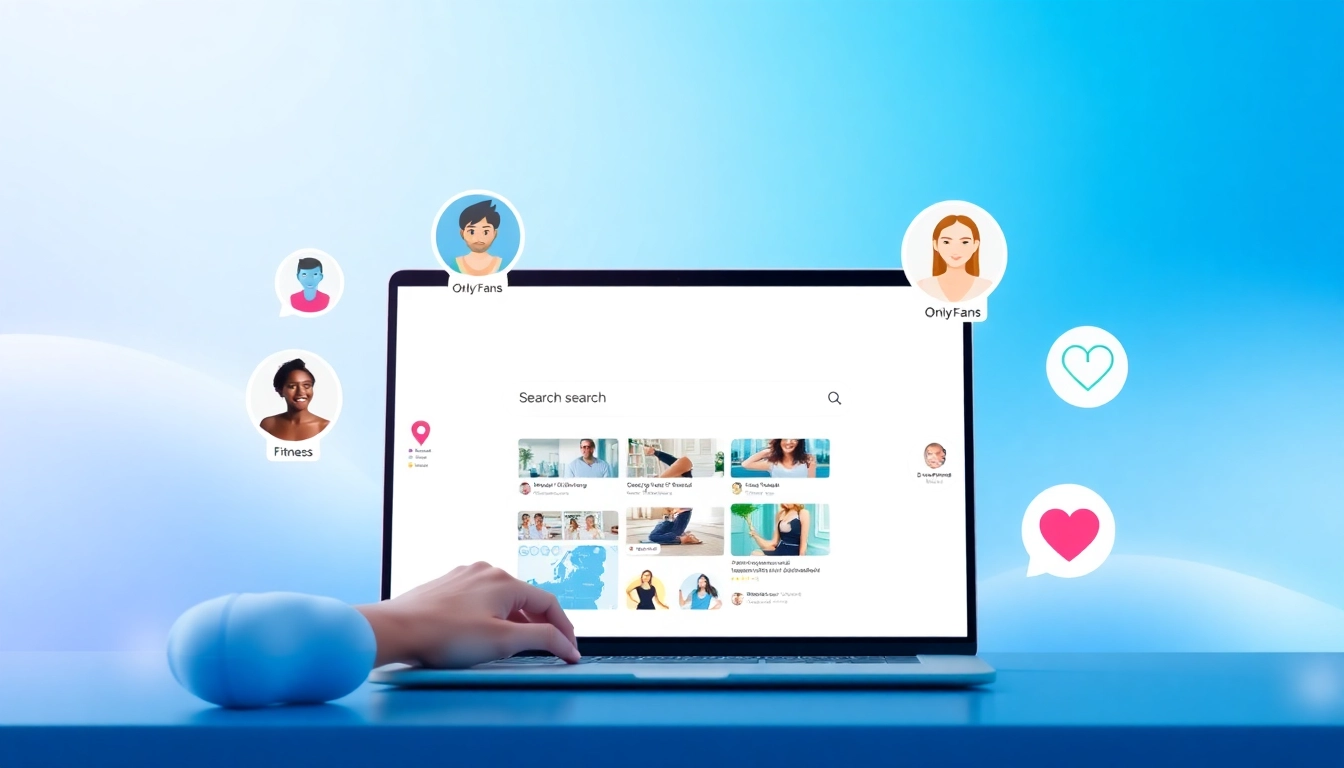 Instant OnlyFans Search results showcasing user-friendly filters and profiles.