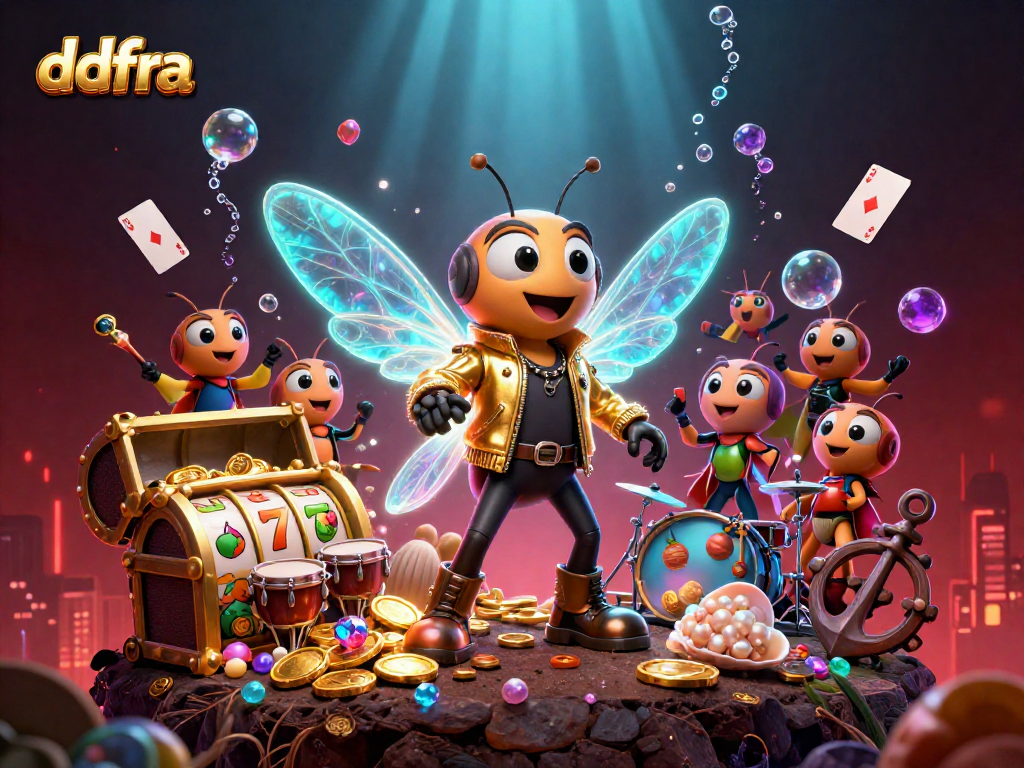 Engage in thrilling gameplay at ddfra with a vibrant casino scene featuring rich visuals and dynamic characters.