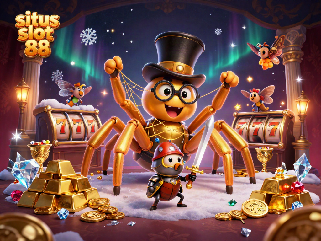 Engage with situs slot 88 and enjoy the dynamic scene filled with treasures and characters.