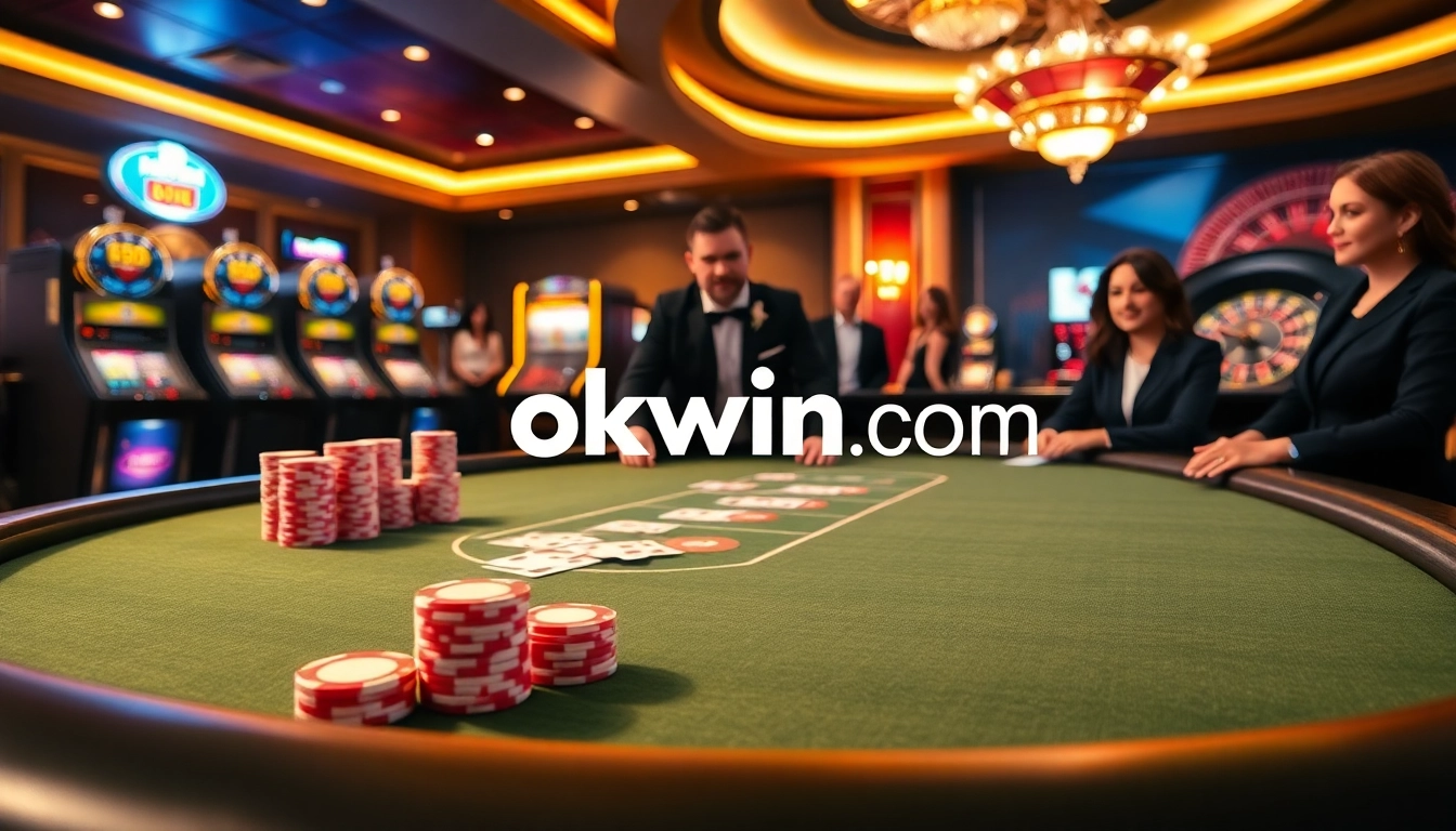 Experience the thrill of gaming at okwin.com with engaging casino action and professional setups.