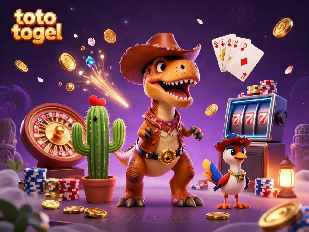 Experience thrilling success with toto togel as coins fly and excitement abounds in this casino dynamic scene.