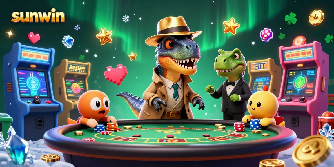 Experience thrilling gameplay at sunwin with colorful characters and engaging casino elements.
