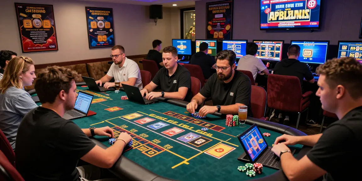 Exciting online gaming scene at https://cullengolfclub.co.uk showcasing players engaged in vibrant card and slot games.