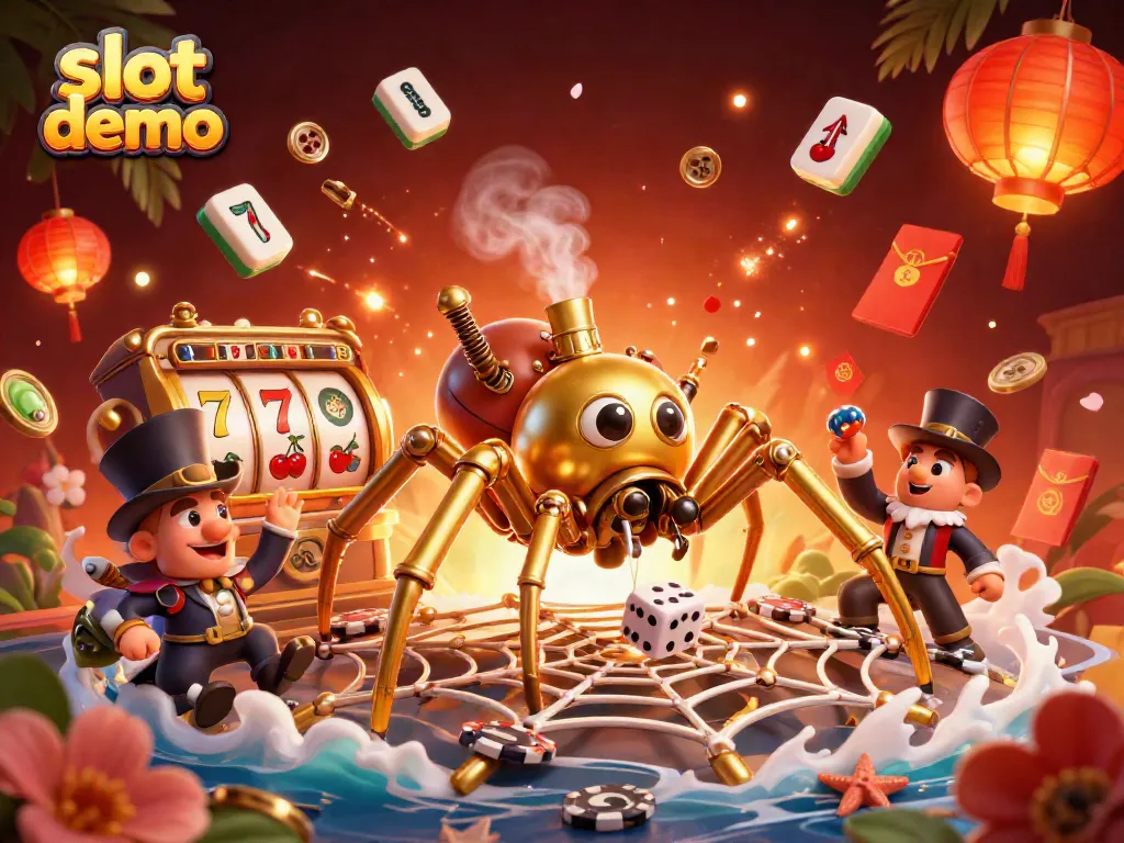Menangkan slot demo dengan slot reel berputar, membawa peruntungan dalam permainan kasino.