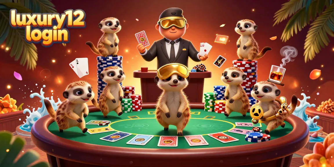 Join the excitement at luxury12 login, where meerkats lead the casino action with lively poker games!