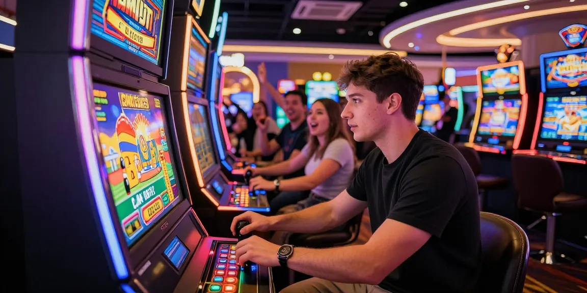 Permainan vegas123 di mesin Slot88 dalam suasana kasino yang meriah