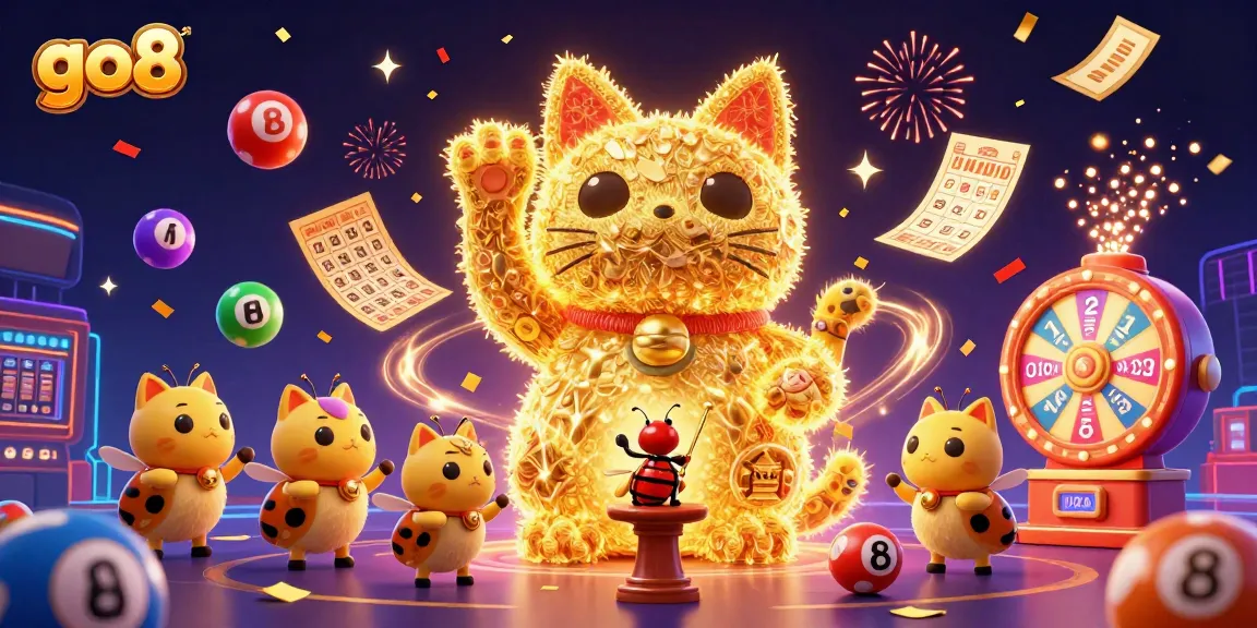 Engage with the go8 experience, where golden fireflies and lucky symbols unite in gambling excitement.