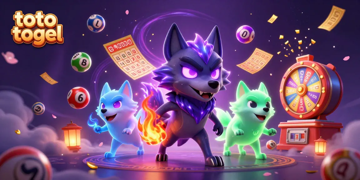Experience thrilling toto togel action in an ultra-detailed 3D digital illustration of lucky lottery elements.