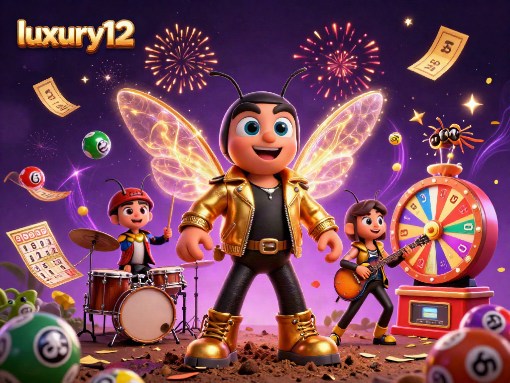 Experience the luxury12 lottery excitement with vibrant 3D characters and dynamic elements!