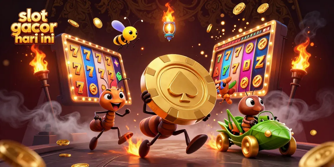 Elevate your gameplay with slot gacor hari ini through this vibrant gambling scene featuring animated characters in action.