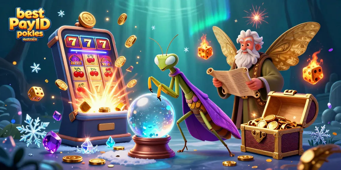 Experience the thrill of the best PayID pokies Australia with this captivating 3D illustration.