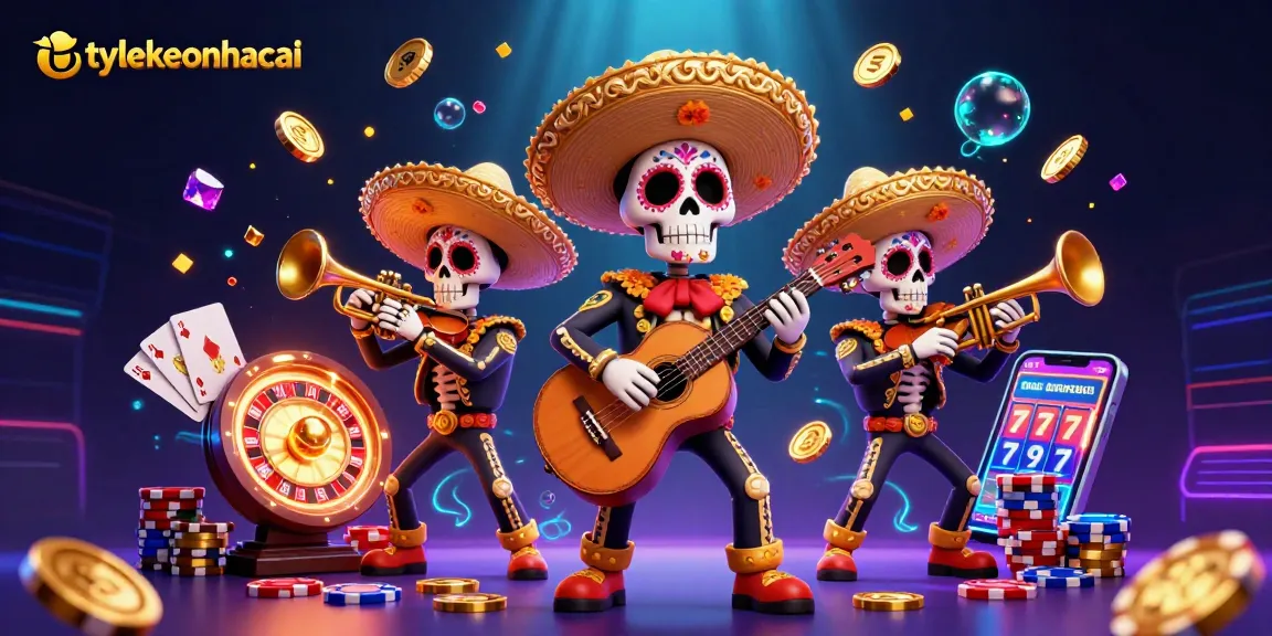 Experience exciting gambling with tylekeonhacai featuring a vibrant mariachi band and dynamic casino elements.