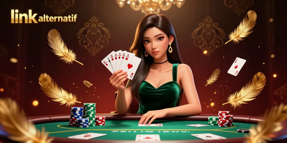 Engage with link alternatif features from an exciting Asian-themed poker scene bursting with action.
