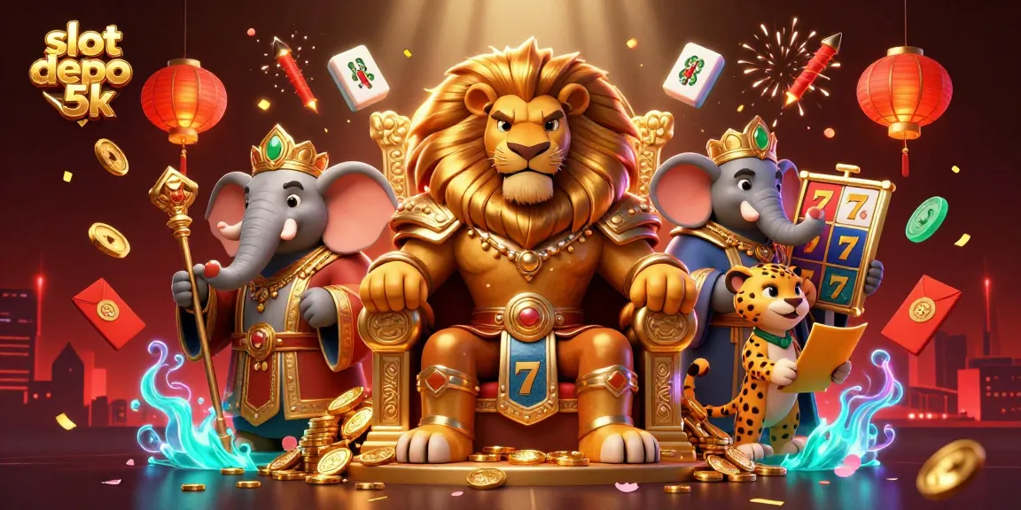 Menangkan jackpot besar dengan slot depo 5k, simbol keberuntungan dan grafis menarik!