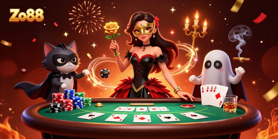 Spin to win with Zo88 and enjoy the thrill of online gaming in this vibrant casino scene.