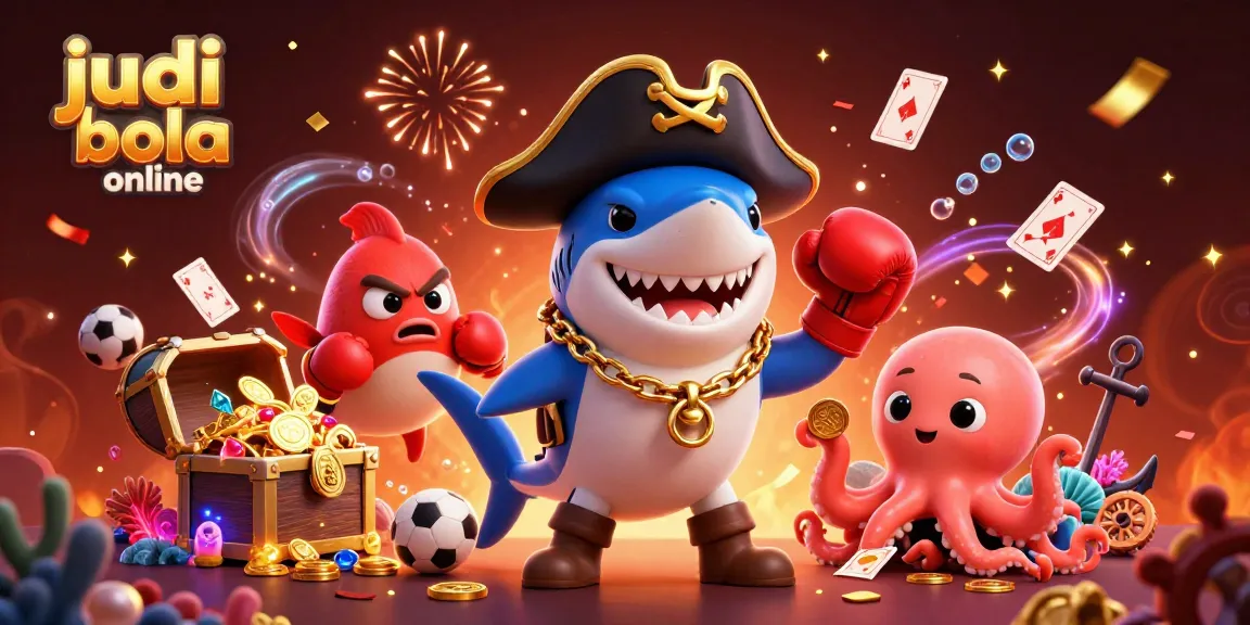 Experience thrilling judi bola online action with dynamic characters and vibrant betting elements in a fun 3D scene.