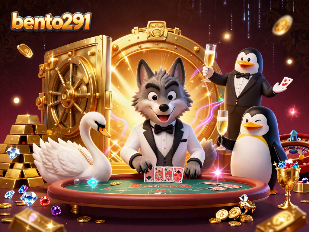 Bento291 offers an exhilarating baccarat experience with dazzling cards and luxurious casino elements.