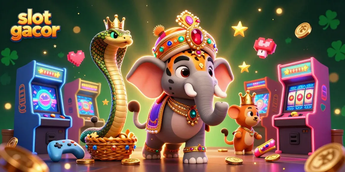 Melihat permainan slot gacor yang seru dengan slot dan simbol keberuntungan.