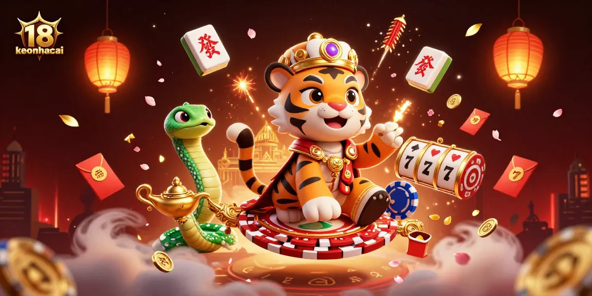 Experience the magic of keonhacai 18 with vibrant slot games and stunning visuals in a fantasy setting.