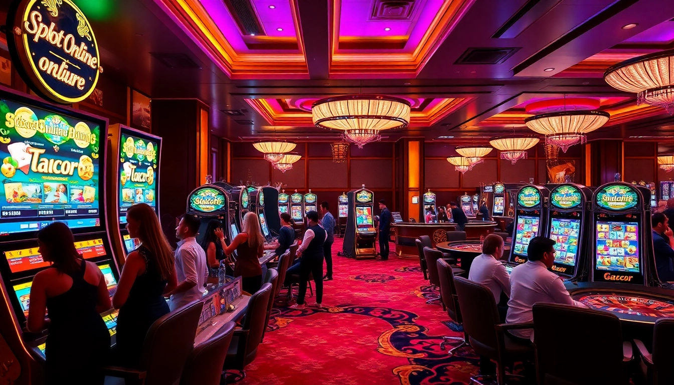 Experience slot online gacor at an upscale casino, filled with excitement and luxury.