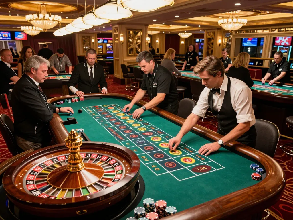 Players engaged in a thrilling roulette game while using nano banana 3 for strategic gameplay insights