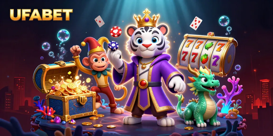 Enjoy thrilling gaming experiences at UFABET featuring vibrant characters and dazzling casino elements.