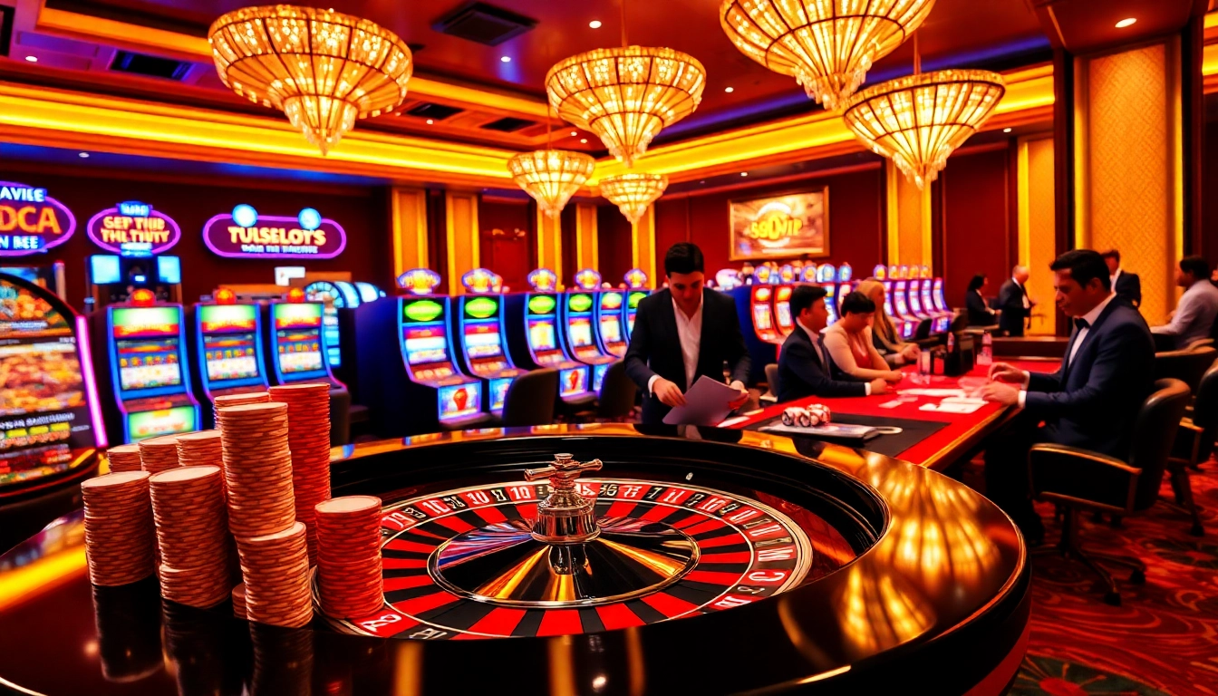 Experience the thrill of winning at the 68VIP roulette table with vibrant gaming elements.