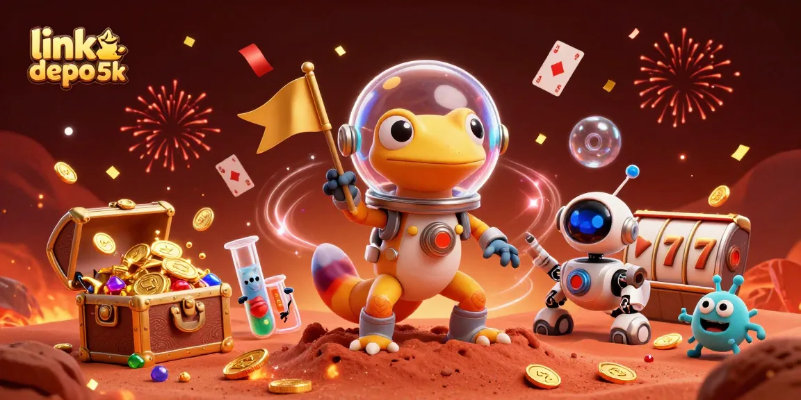 Experience big wins at the link depo 5k with this vibrant 3D casino scene packed with action!