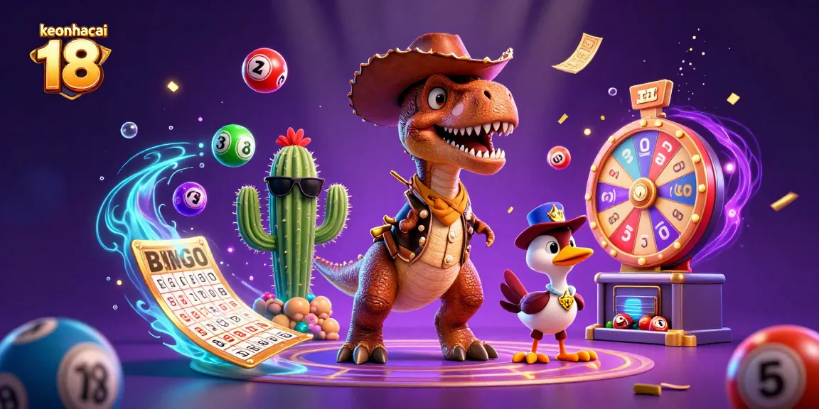 Engage with keonhacai 18 in a vibrant casino scene with characters and dynamic game elements.