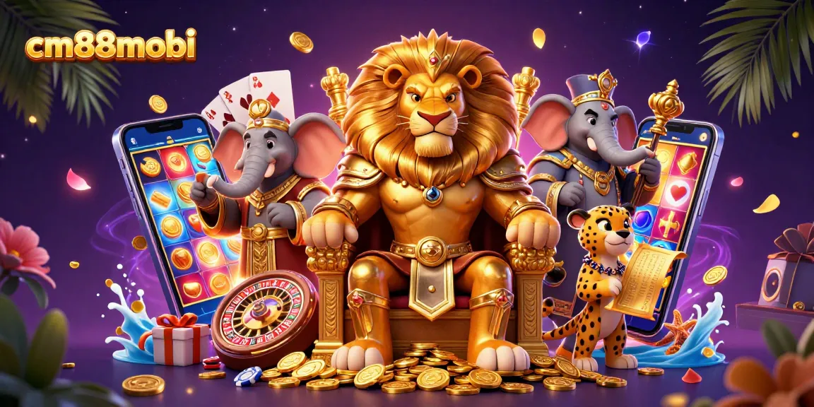 Experience exciting gameplay at cm88mobi where the king of the jungle reigns over thrilling slot game adventures.