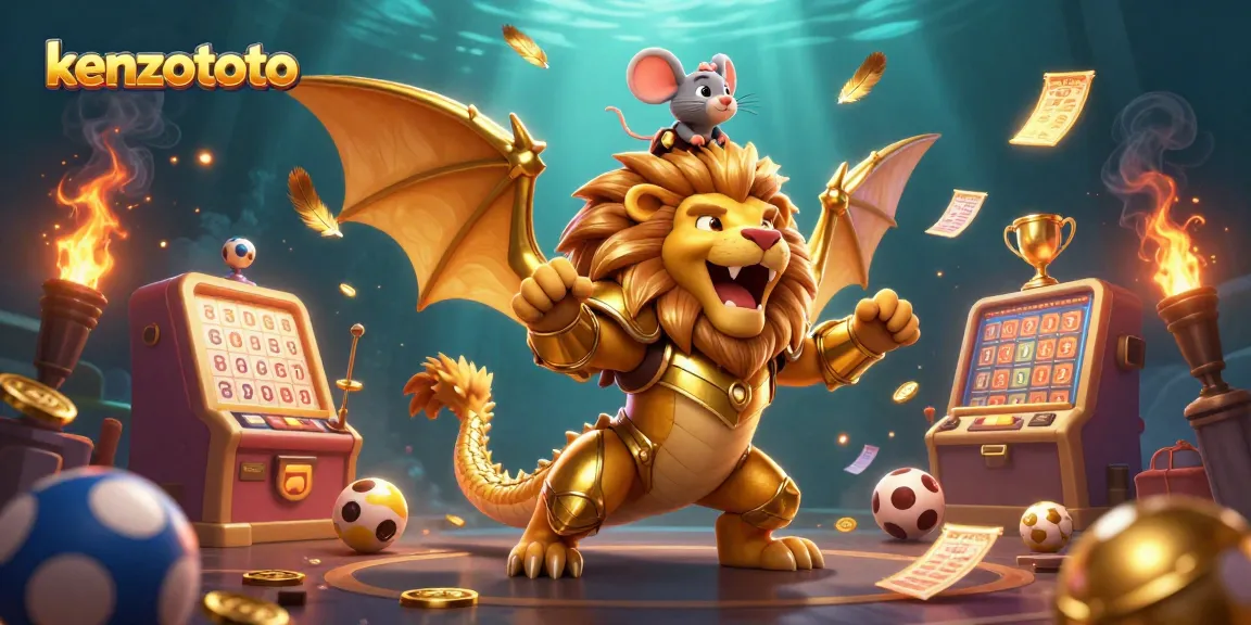 Kenzototo offers thrilling lottery games with golden trophies and engaging elements for every gambler.