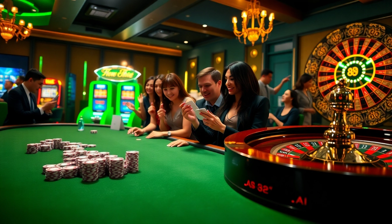 Experience thrilling play at 88i with diverse games and vibrant casino atmosphere.