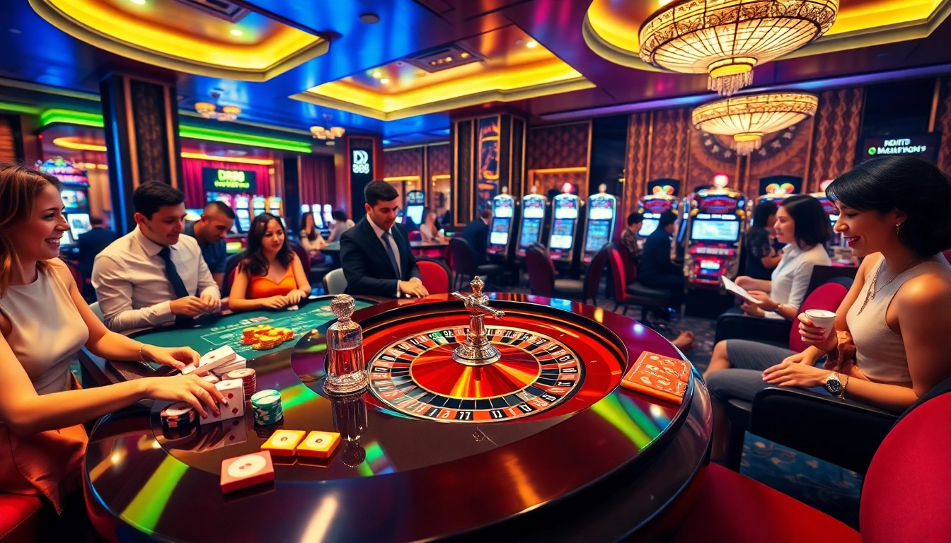 Experience the excitement of dr88 live gambling with roulette and dealer interactions.